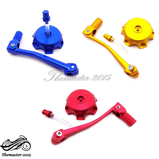 Tank Cap  Gear Shifter Lever Fit Chinese Pit Dirt Bike SSR CRF50 Thumpstar TTR Q