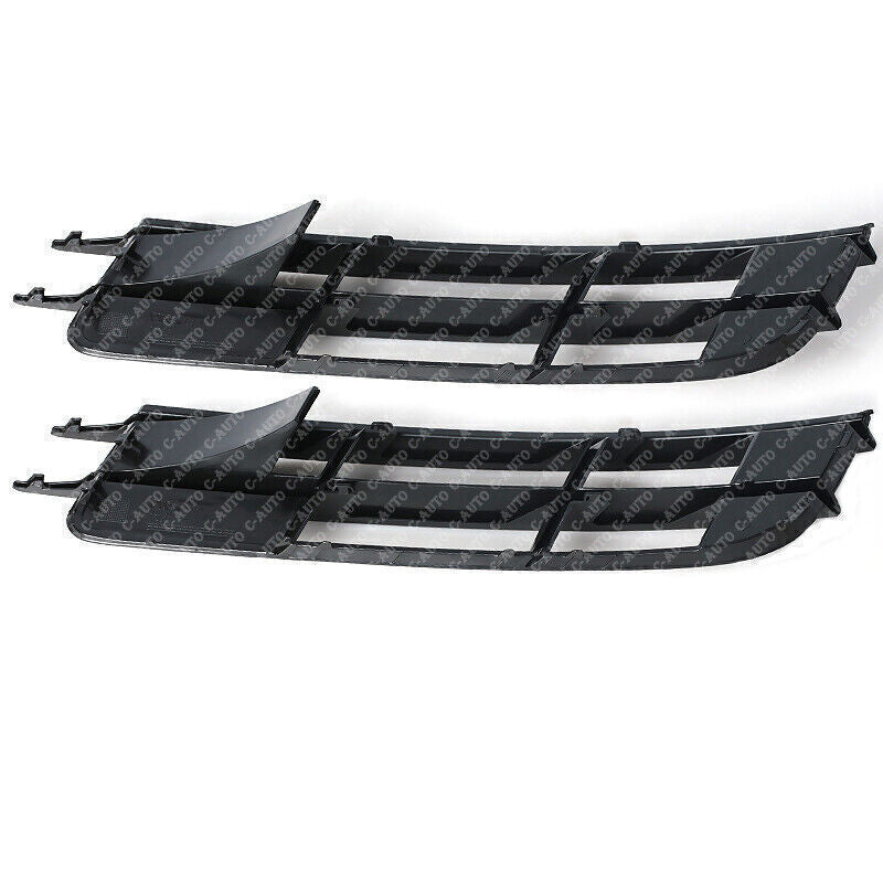 1 Pair Front Bumper Cover Grille Fog Light For 2007-2009 for Audi Q7 Plastic Black