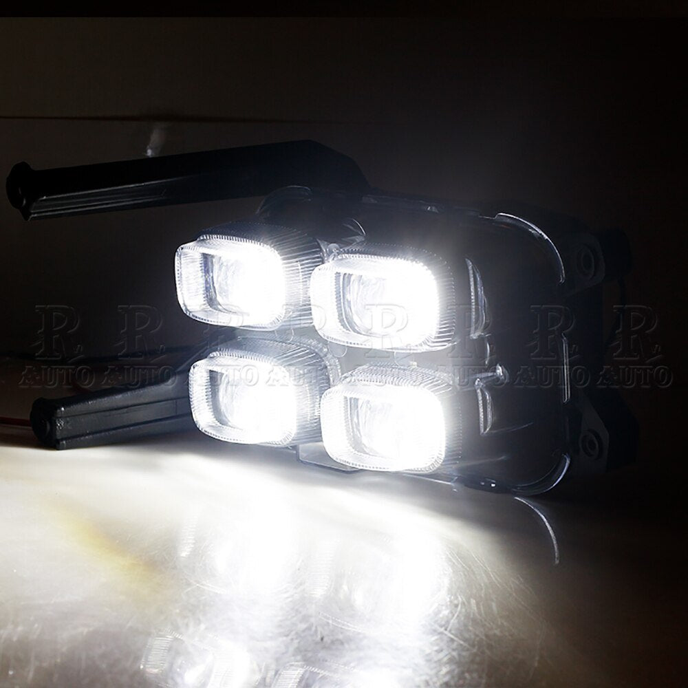 New right front bumper LED DRL fog lights for Kia Sportage KX5 2016-2018