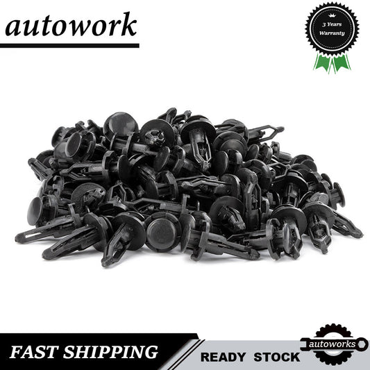 100X for Toyota for Scion Fender Bumper Retainer Clips Hood 52161-16010 52161-02020