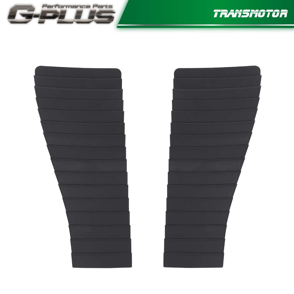 Black Hood Louver 1985 - 1990 Camaro Z28 & IROC Pair - v