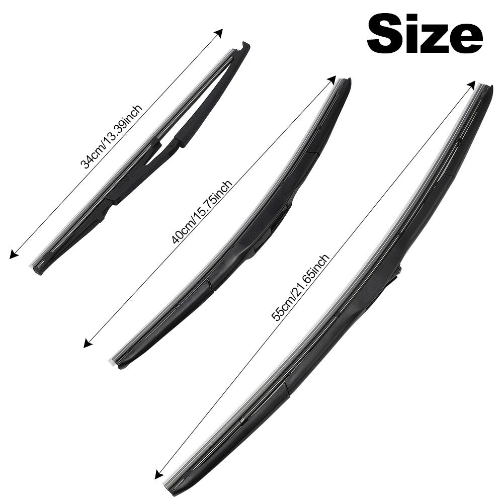 Windshield Wiper Blade FrontRear Window Wiper Blade for Fiat for Panda 169 04-12