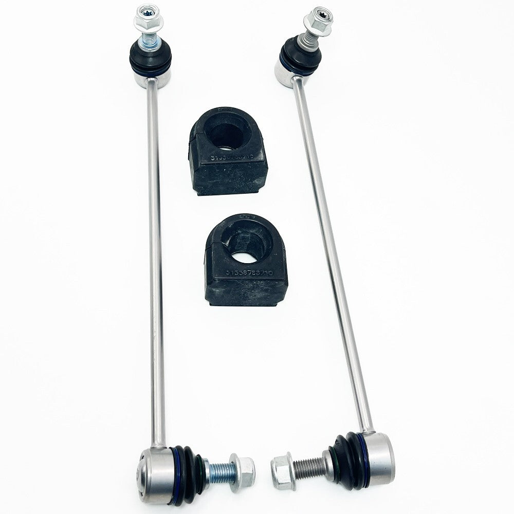 4 Front Stabilizer/Rocker Links + Stabilizer Bushing Kit for F25, F26, X3, X4 n