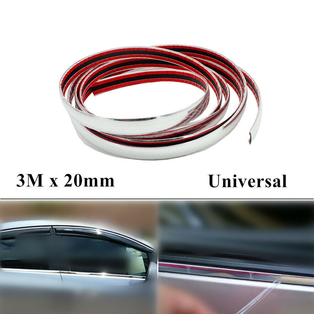 General Motors Chrome DIY Molded Trim Grille, Window, and Bumper Strips - n