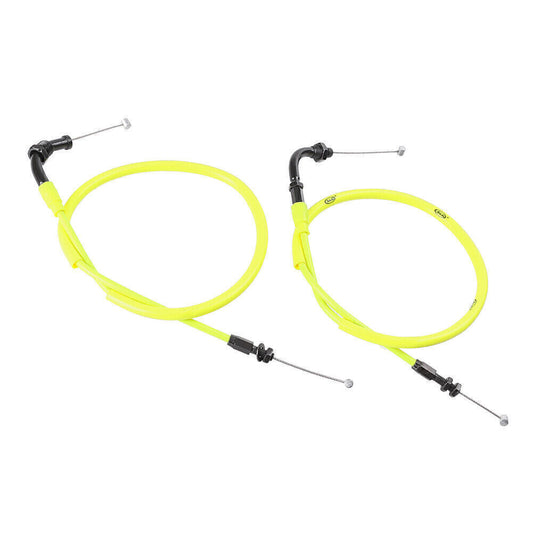 Yellow Throttle Cable Push Pull Line Wire for 2008-2011 2010 for Honda CBR1000RR Q