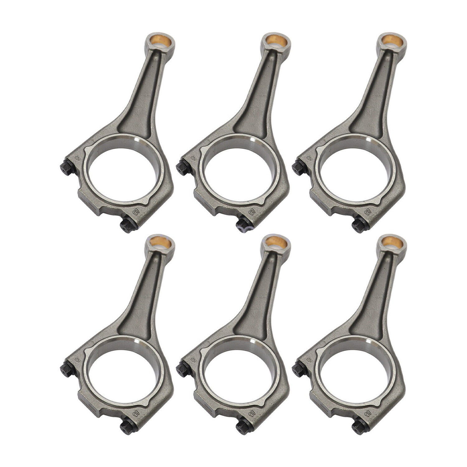 6X Connecting Rods for Jaguar for Land Rover for Range Rover 3.0L AJ126 V6 Engine Conrod