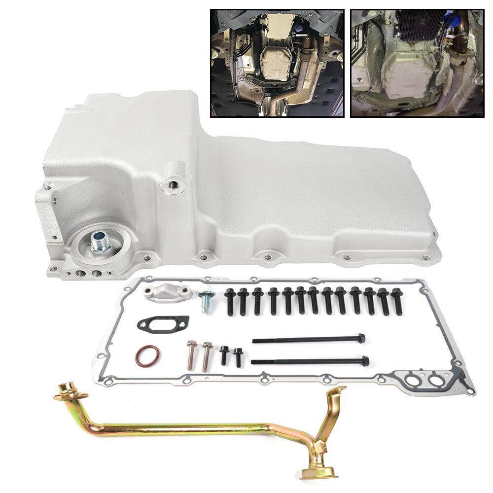 For GM LS1 LS2 LS3 Engine 55-87 302-1 LS Swap Retrofit Low Profile Oil Pan Kit