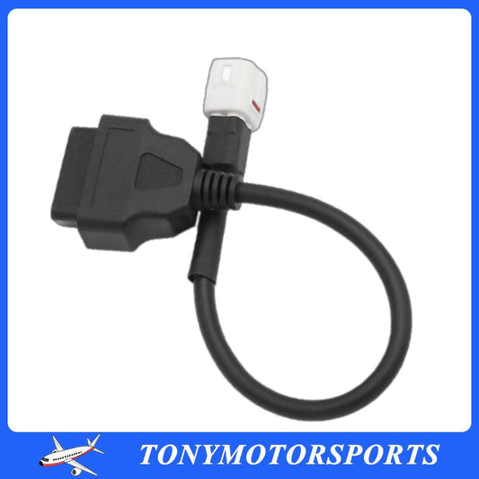 OBD2 OBDII Cable Diagnostic Adapter Connector 4Pin for Yamaha R1 R6 MT09 Q