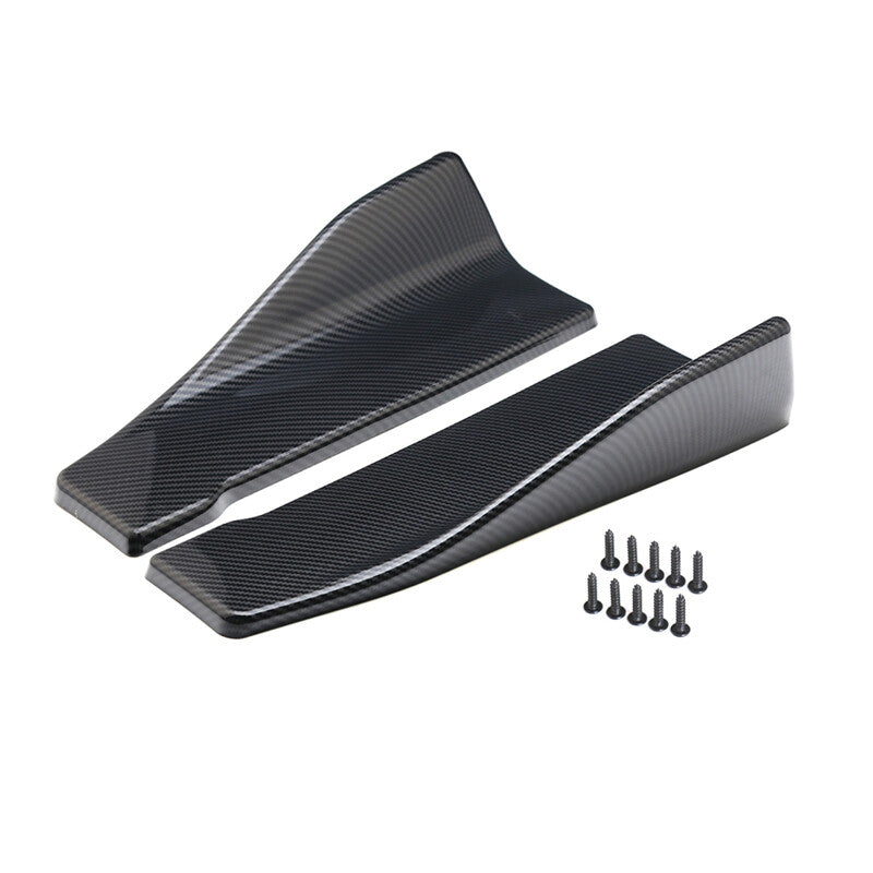 35cm car side skirts, rear lip splitter, diffuser, wings, carbon fiber, color - n
