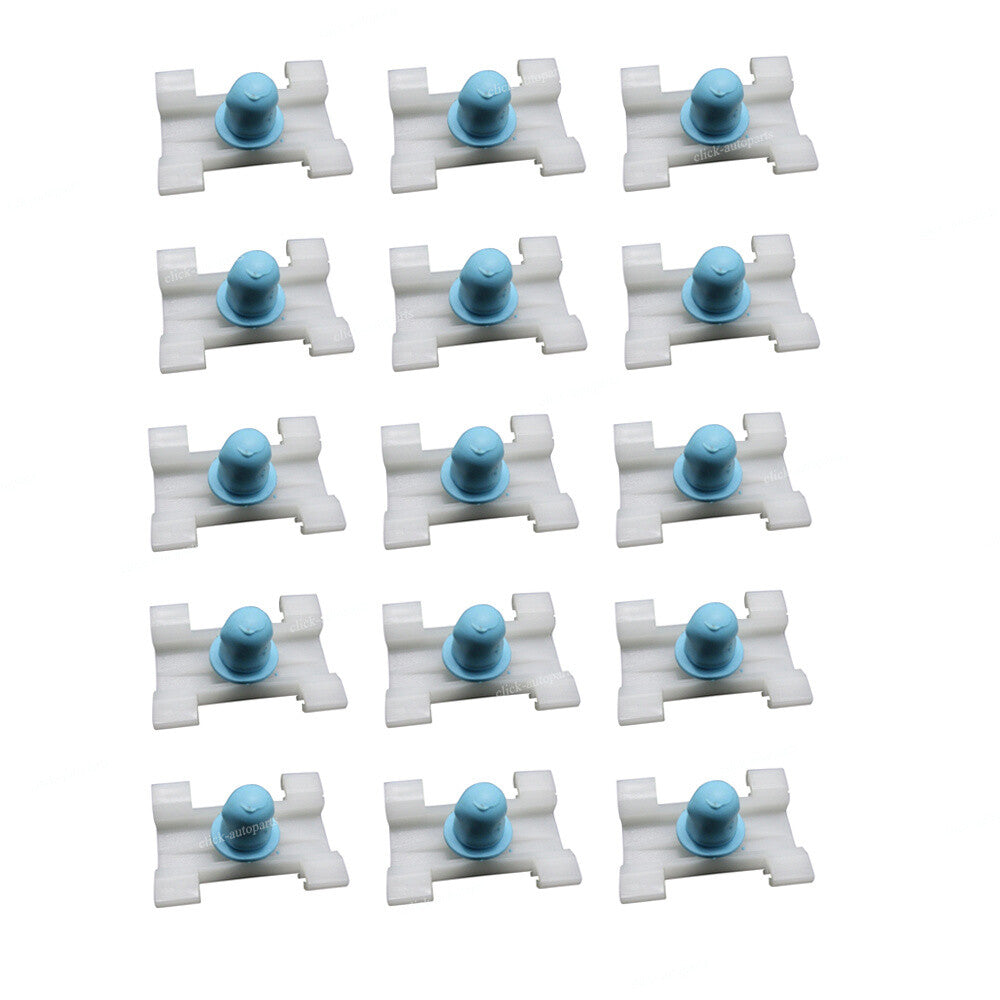 30X Door Fender Moulding Clips Retainers with Rubber Caps For E38 E39 528i 540i