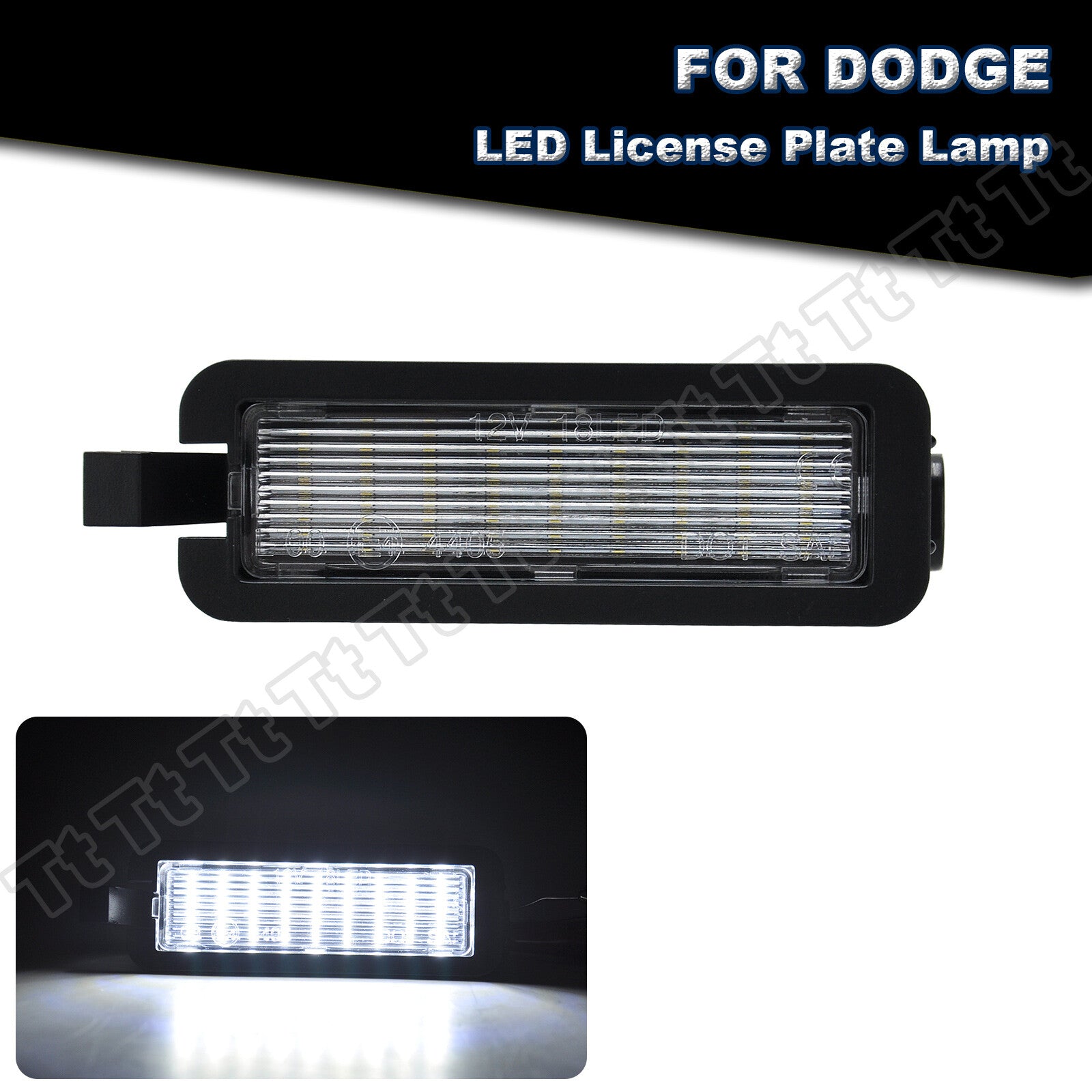 LED License Plate Light for 2015 - 2020 for Dodge Charger for Challenger for for CHRysler 300 - v