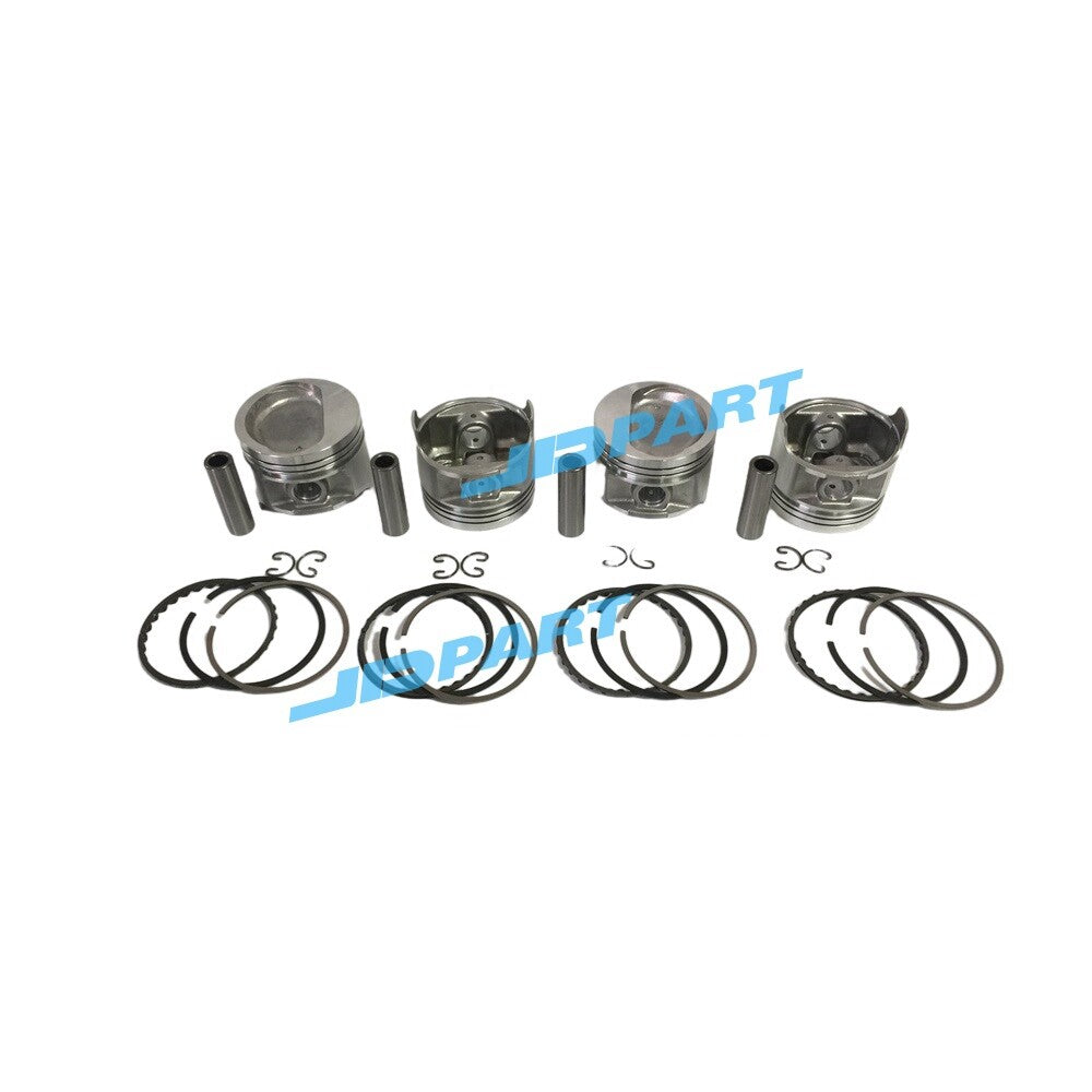 5K piston with piston rings STD is suitable for excavator engine parts.