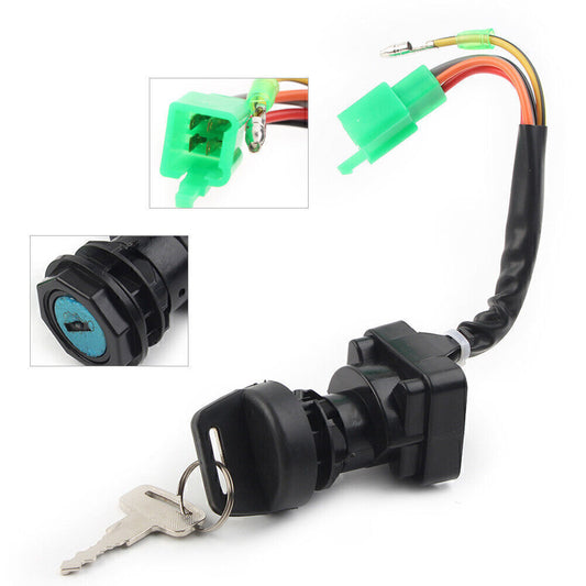Ignition Key Switch for Suzuki LT-F300F LTF300F King Quad 4WD 1999 2000 2001 02 Q