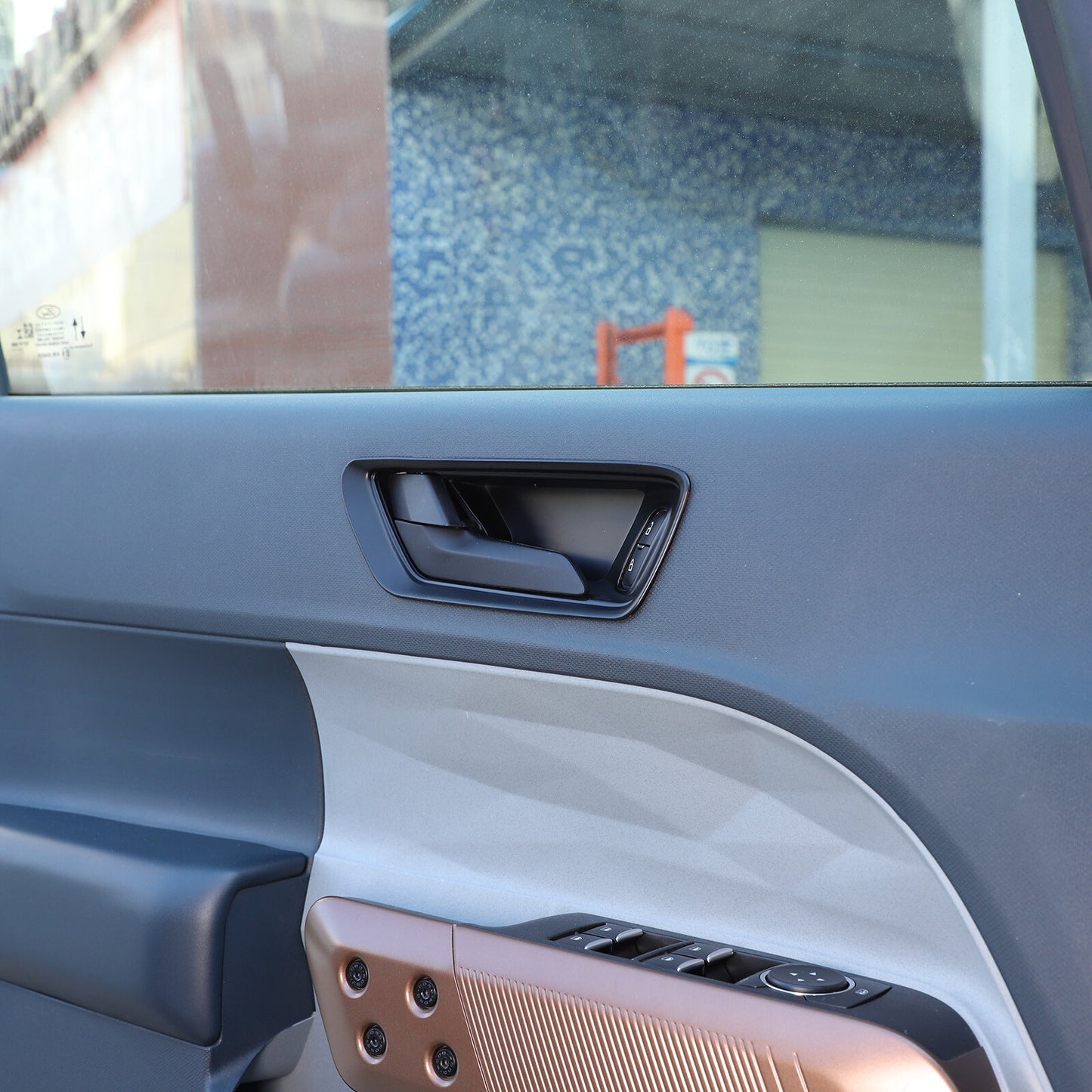 Carbon fiber ABS driver side vent decorative frame suitable for Corvette C7 2014-2019 - v