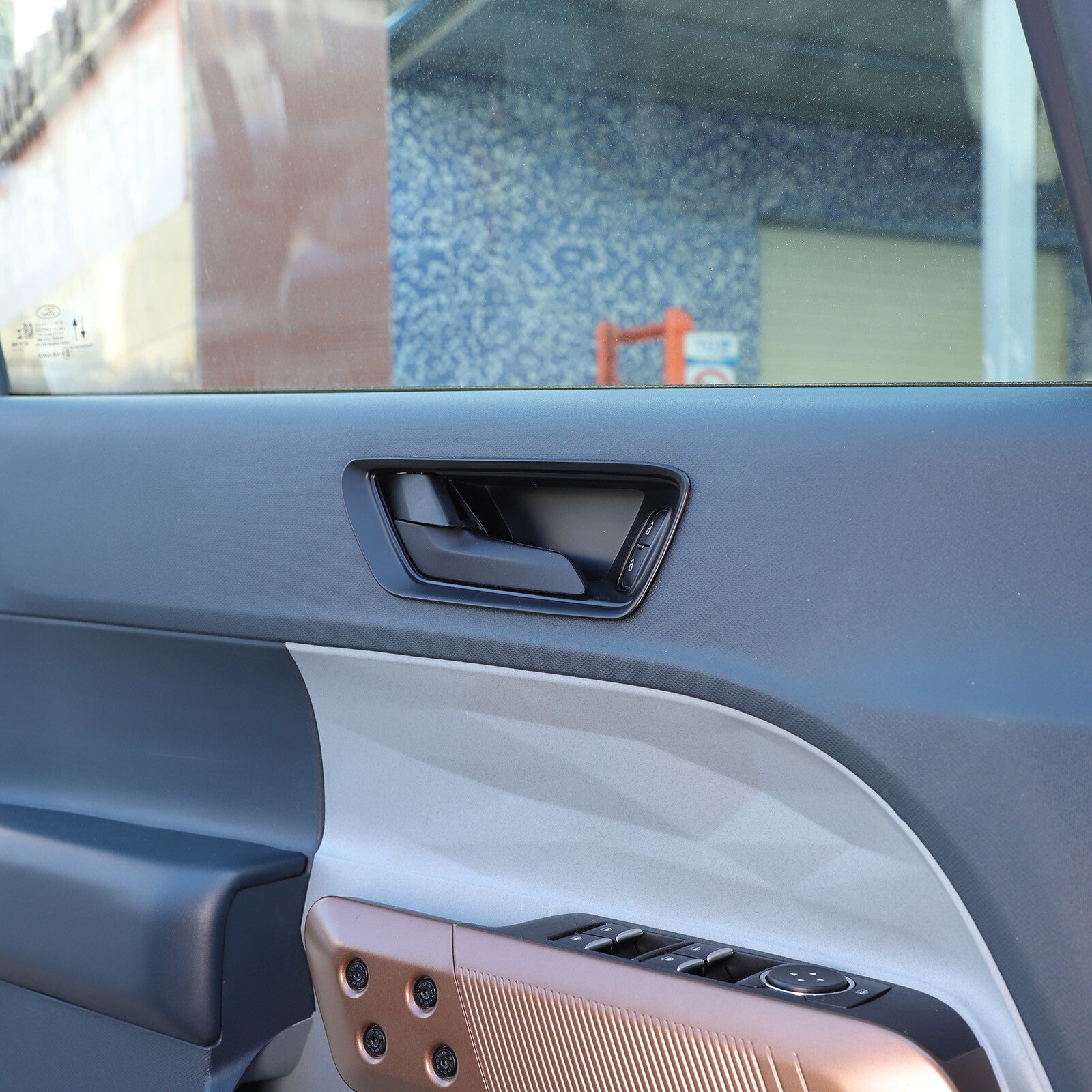 Carbon fiber ABS driver side vent decorative frame suitable for Corvette C7 2014-2019 - v