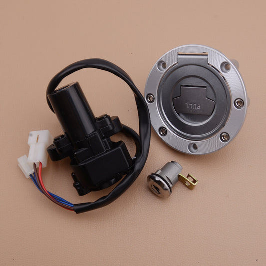 Ignition Switch Lock Fuel Gas Cap for Seat Lock Key Set fit for for Yamaha YZF R1 R6 v