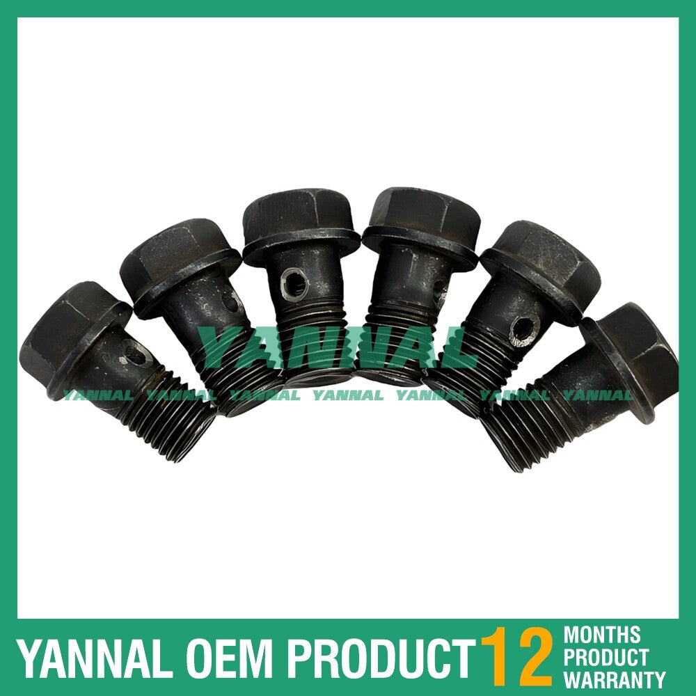 6-piece oil nozzle pack for /Develon DB58 engine parts -