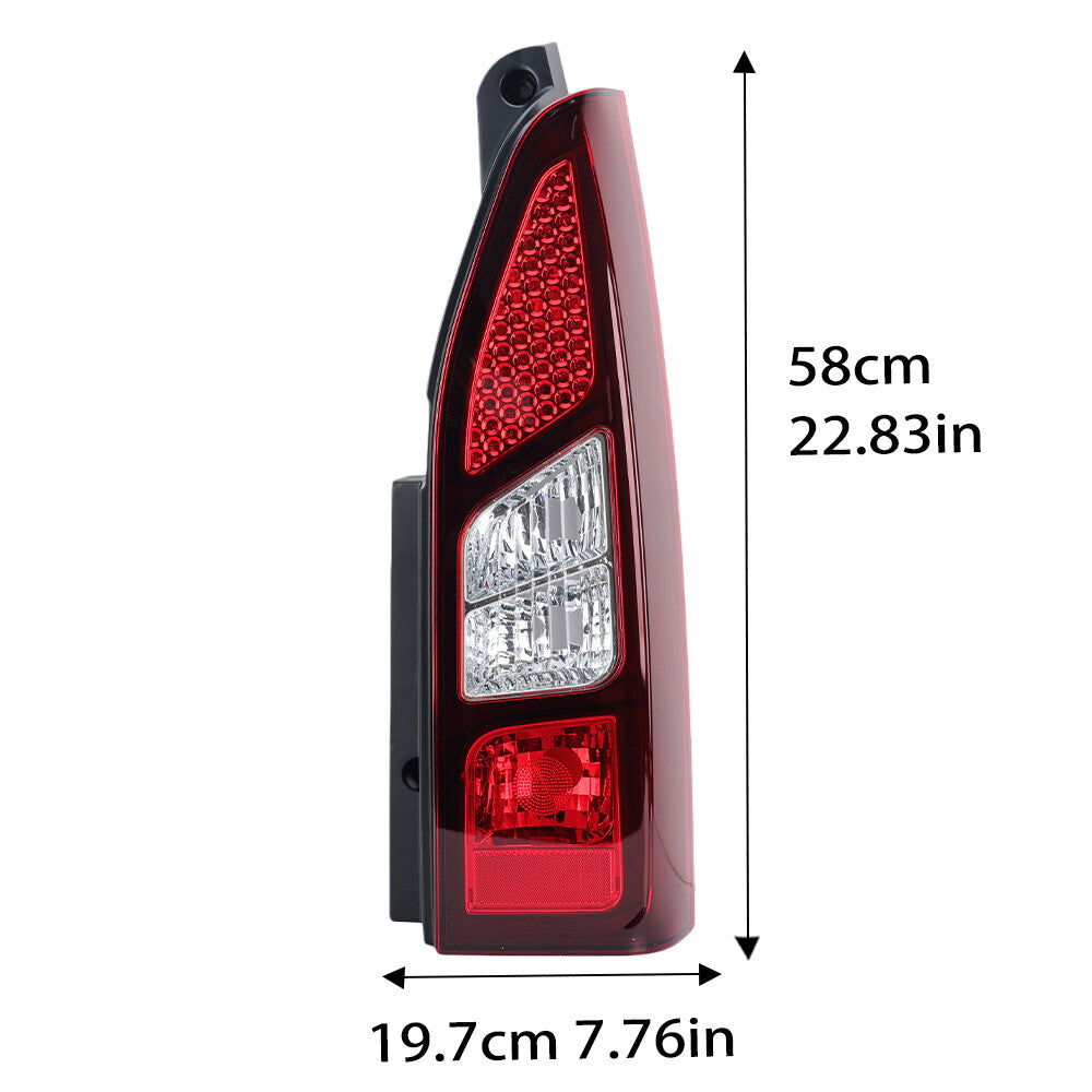 Für for Peugeot Partner 08-19 Rücklicht Heckleuchte Rückleuchte Rechts 9677205080