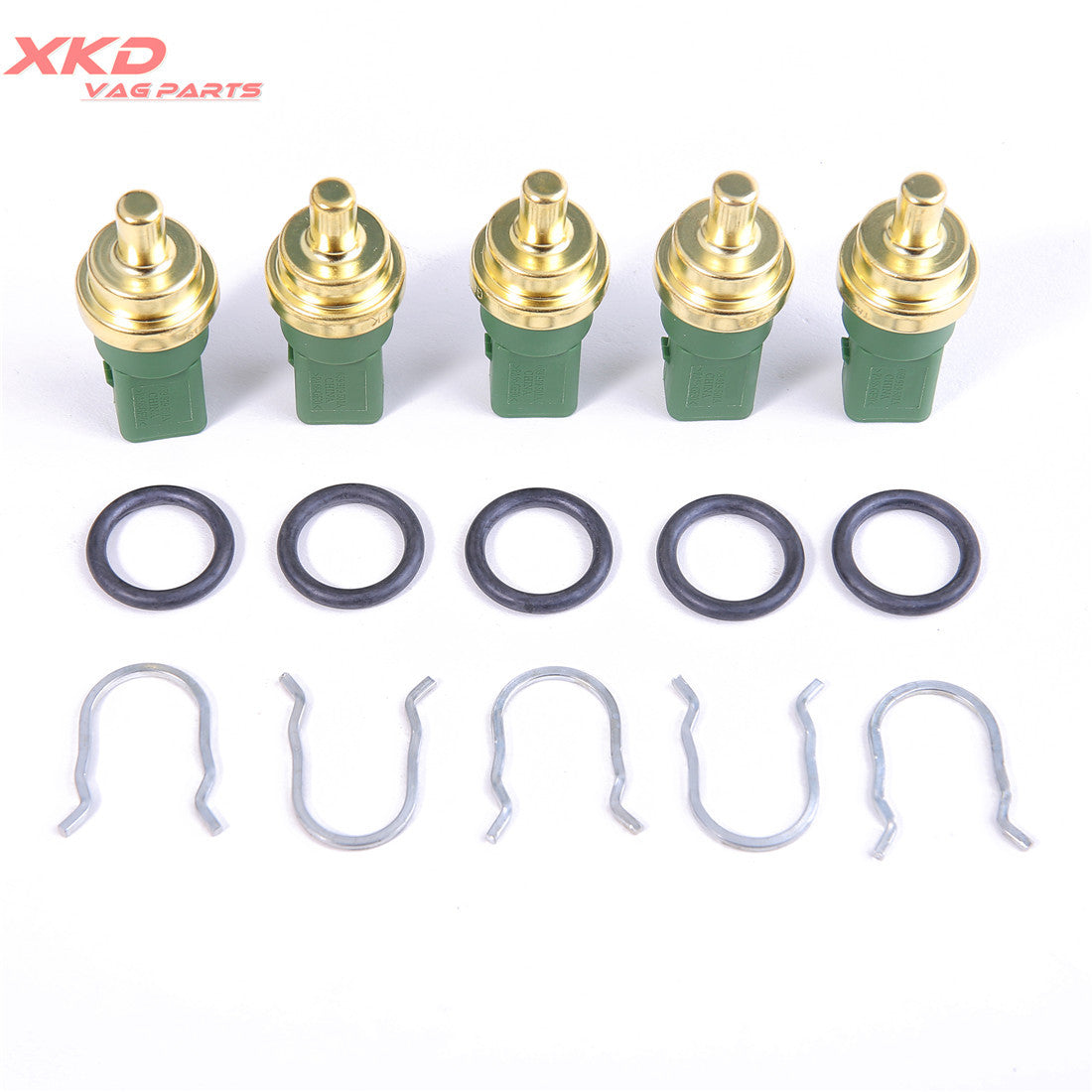 5-piece coolant temperature sensor water switch 4-pin pack suitable for VW for Jetta , for Golf , and Beetle Q