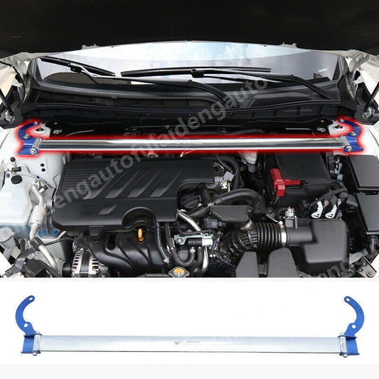 Silver Aluminium Front Hood Tension Bar Balance for Nissan Teana Altima 2019-22