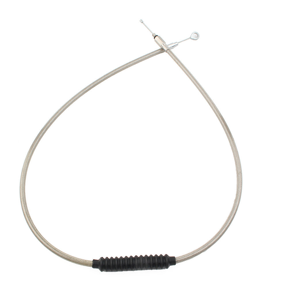 Stainless Clutch Cable Fit for Harley Dyna FXDWG Softail Fatboy FLSTF Road Glide Q