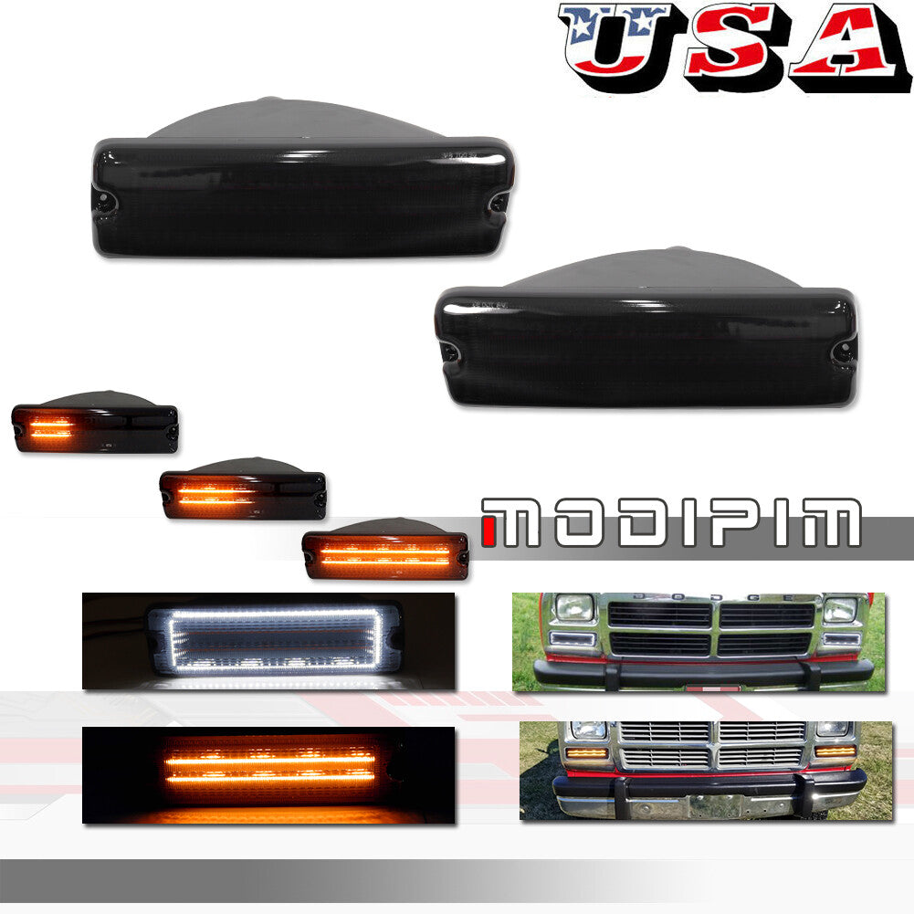Smoke signal sequence stop light suitable for 91-93 for Dodge D150 D250 D350 W150 W250- v