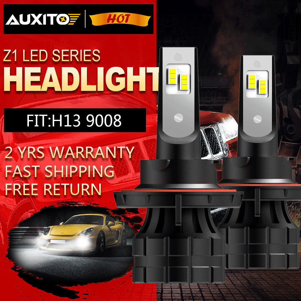 Limo Plus H13 9008 LED Headlight Bulbs High and Low Beam for 2004-2014 Pack2- v