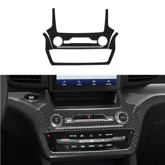 Red Carbon Fiber Gear Shift Side Decorative Trim for Corolla 2014-2018 v