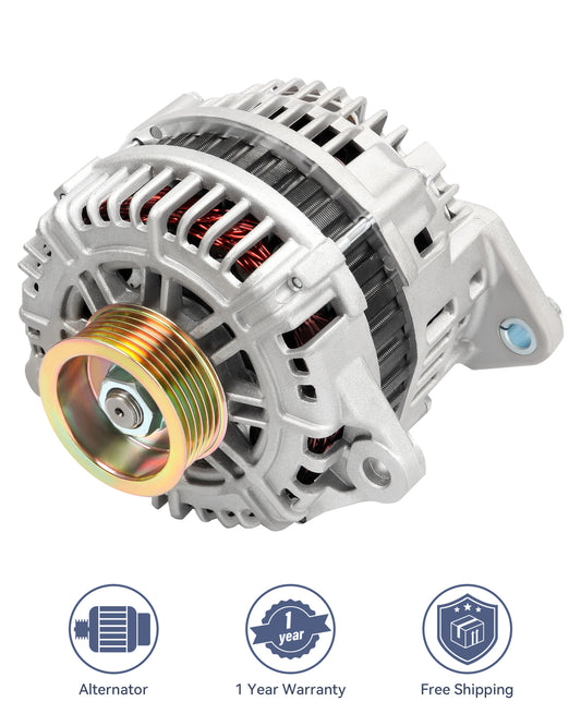 Silver 12 Voltage Alternator AHI0104 for 2001-2003 for Nissan Maxima For Murano 3.5L