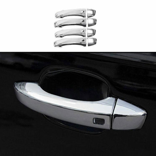for Audi Q7 2016-2019 ABS Chrome Exterior Outside Door Side Handle Cover Trim 8P