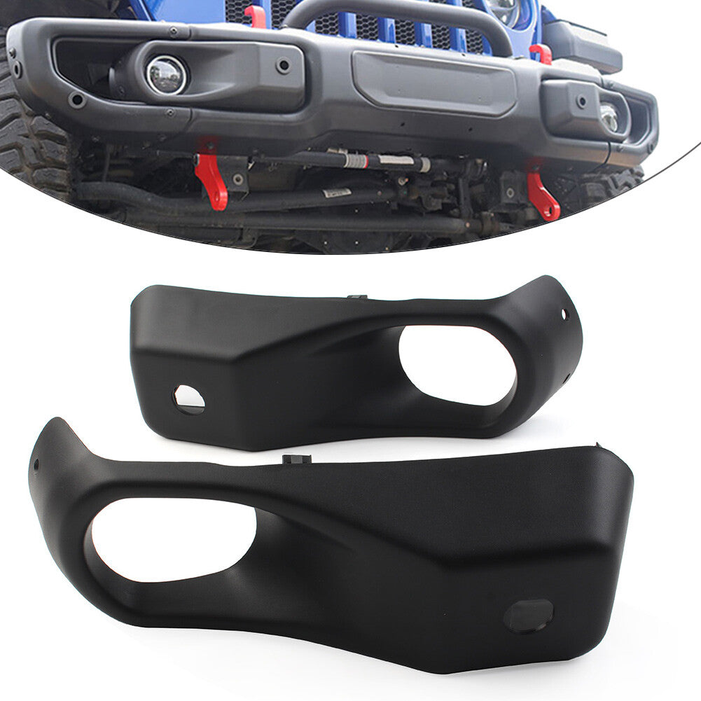 1 Pair Front Fog Lamp Cover for Jeep for Wrangler JL 2018-2022