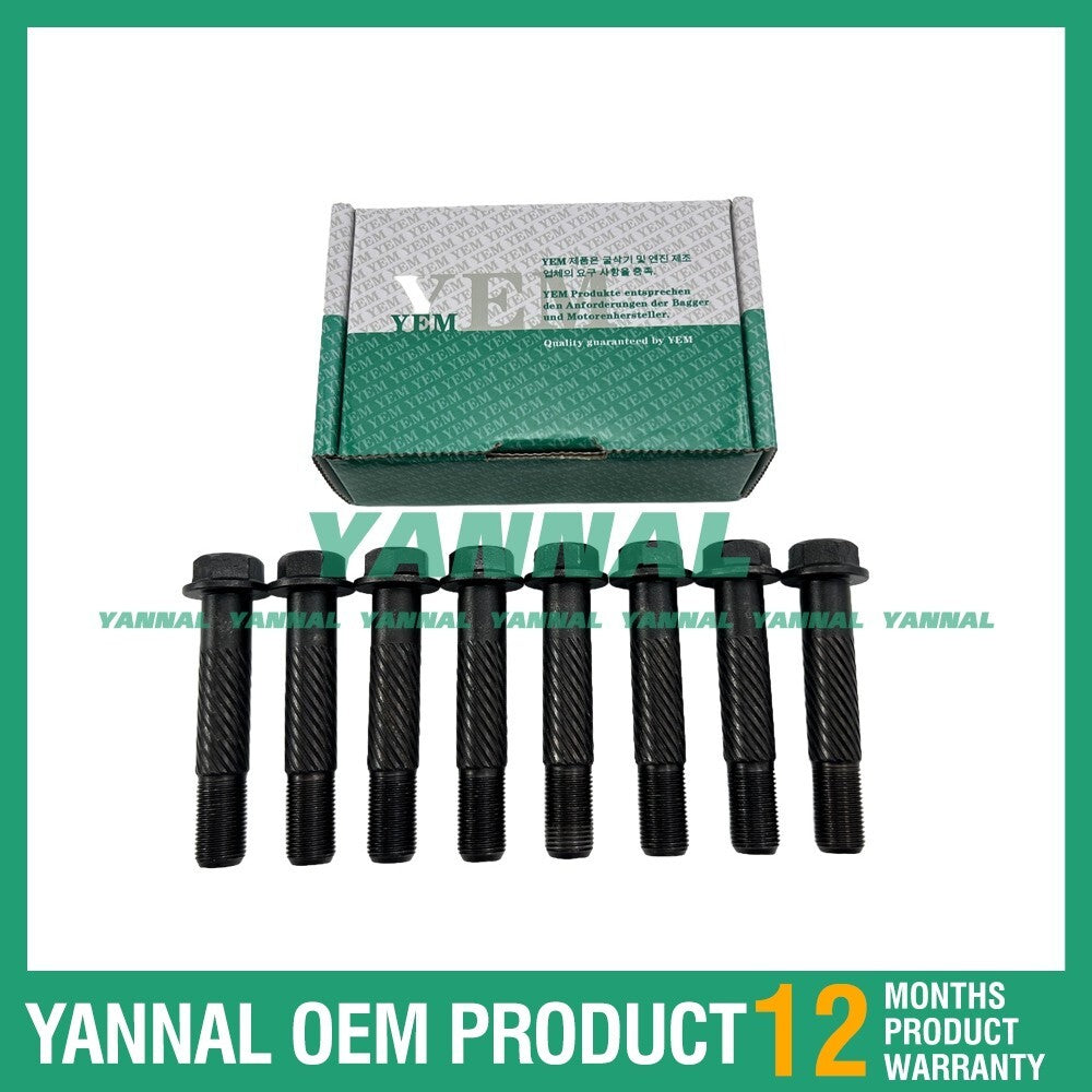 8 new 4BG1 connecting rod bolts for Isuzu diesel engines