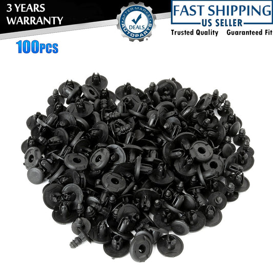 100-piece pack of 91512-SX0-003 front fender clamp retainer anti-collision rivets for Honda replacement parts Q