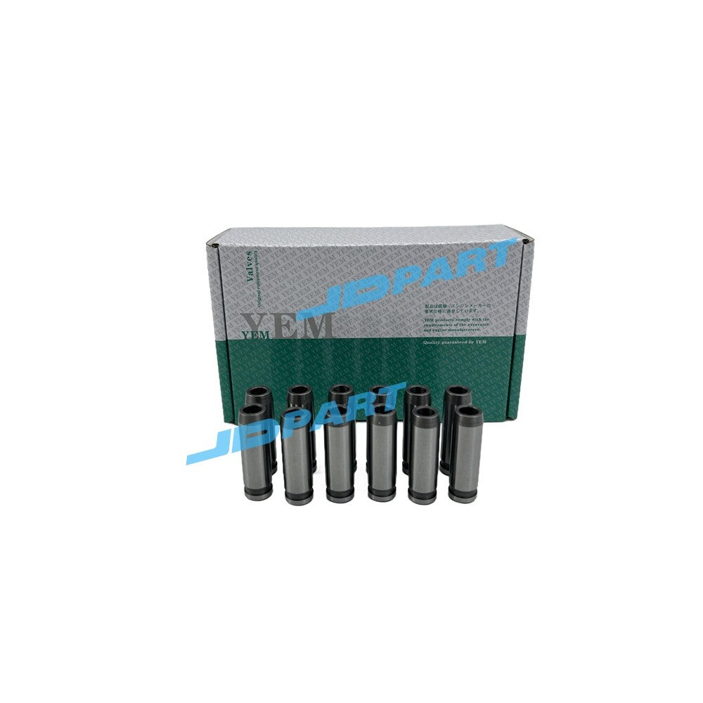12-piece 6HE1 intake and exhaust valve guide rails for Isuzu engines.