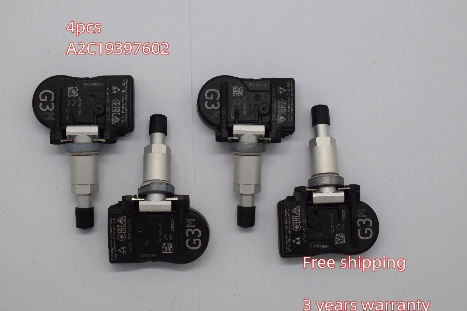 New TPMS sensor suitable for 19-22 for Mazda CX-30 kit (4) Tire pressure sensor 433MHz - n