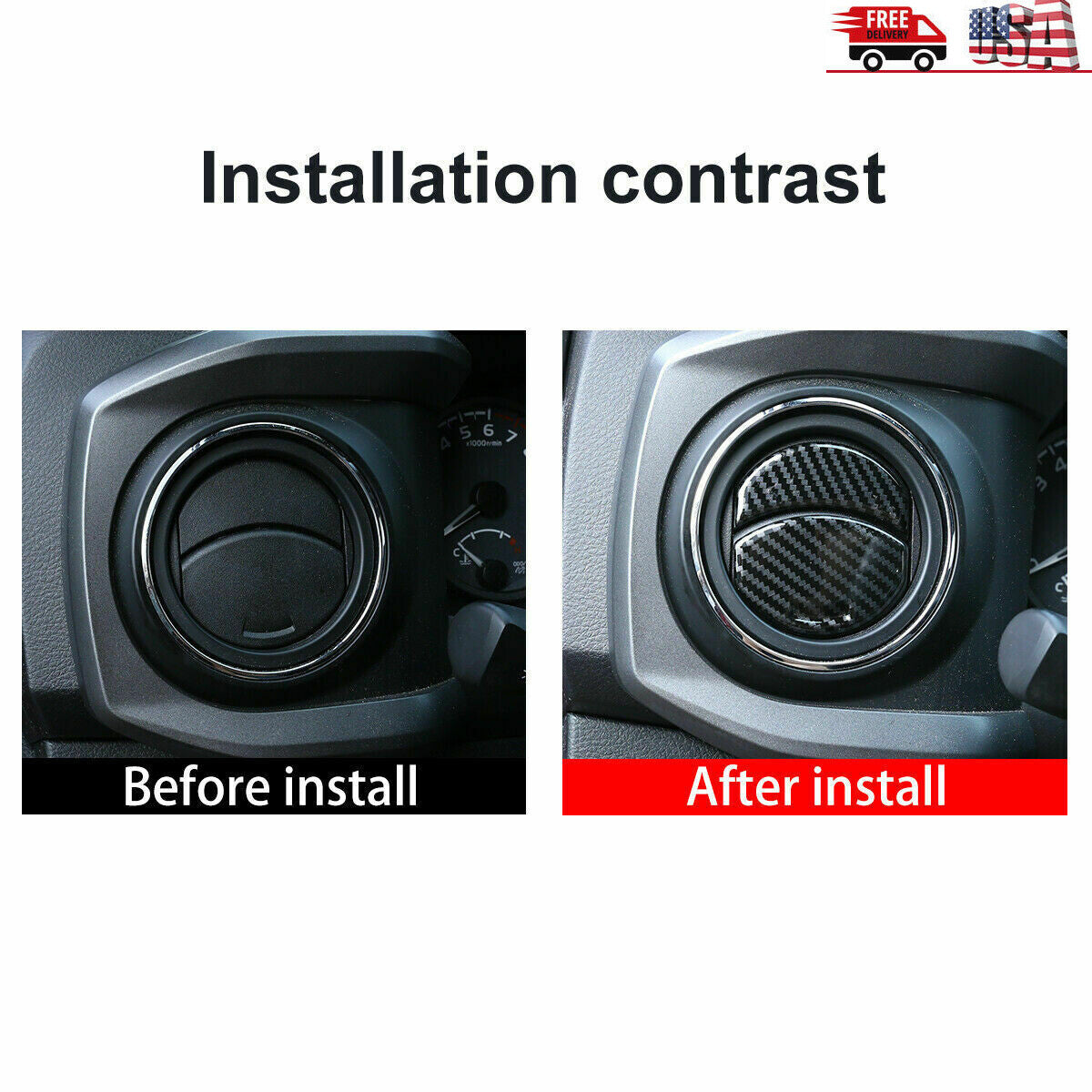 2 Piece Steel Front Door for Audio Speaker Panel Cover Trim for 5 F10 14-17- v