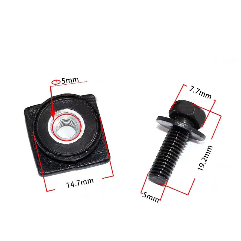 5 Car Rear Tailgate Spoiler Screw Grommet Clips for Honda Hrv