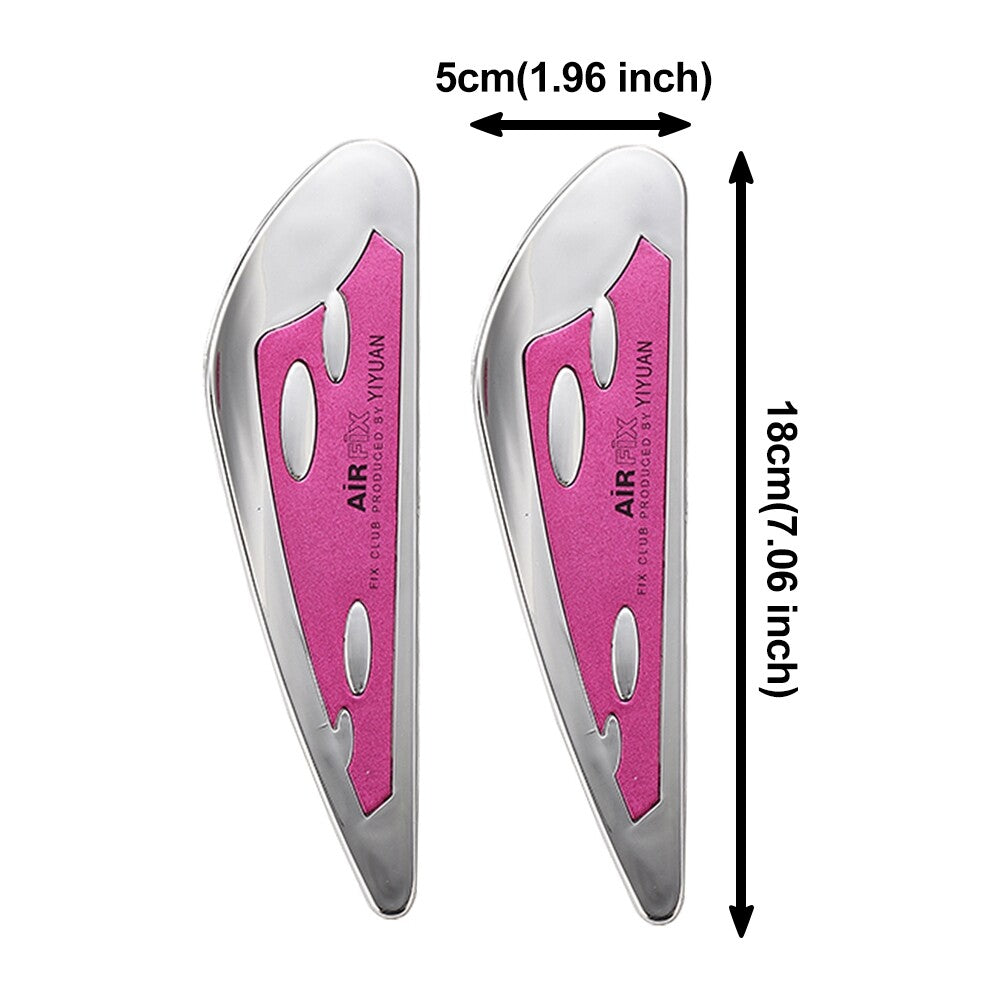 2x Car Windscreen Wiper Stand Windshield Wiper Wing Pressure Tables Purple