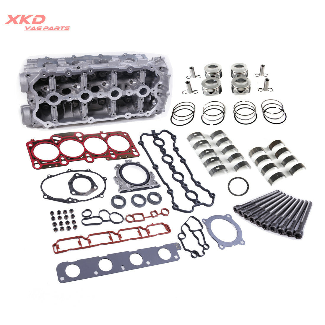 2.0T Engine Cylinder Head & Gasket Rebuilding Kit for VW for Golf for AUDI for A4 BPY BPG Q