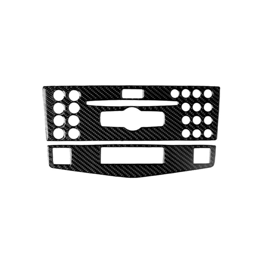 Suitable for C-Class W204 07-10 Carbon Fiber Center Console CD Protective Cover Trim - n
