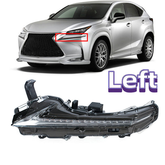 Left for Lexus F-Sport NX200t NX300 NX300h 2015-2021 LED Daytime Running Light