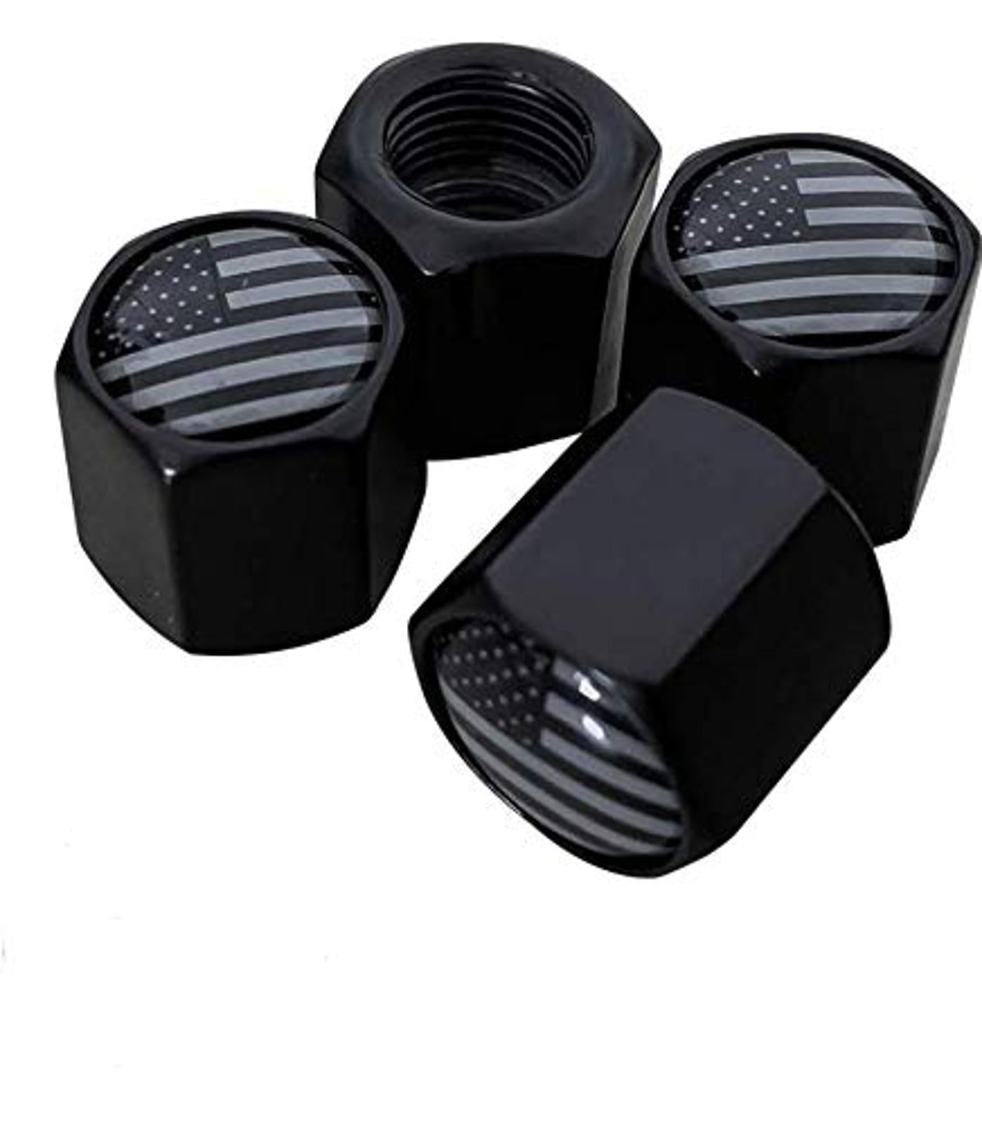 4pcs/pack Matte Aluminum Dust Cover for Cars Trucks Motorcycles Tire Wheel Rim
