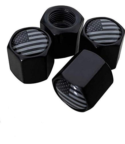 4pcs/pack Matte Aluminum Dust Cover for Cars Trucks Motorcycles Tire Wheel Rim