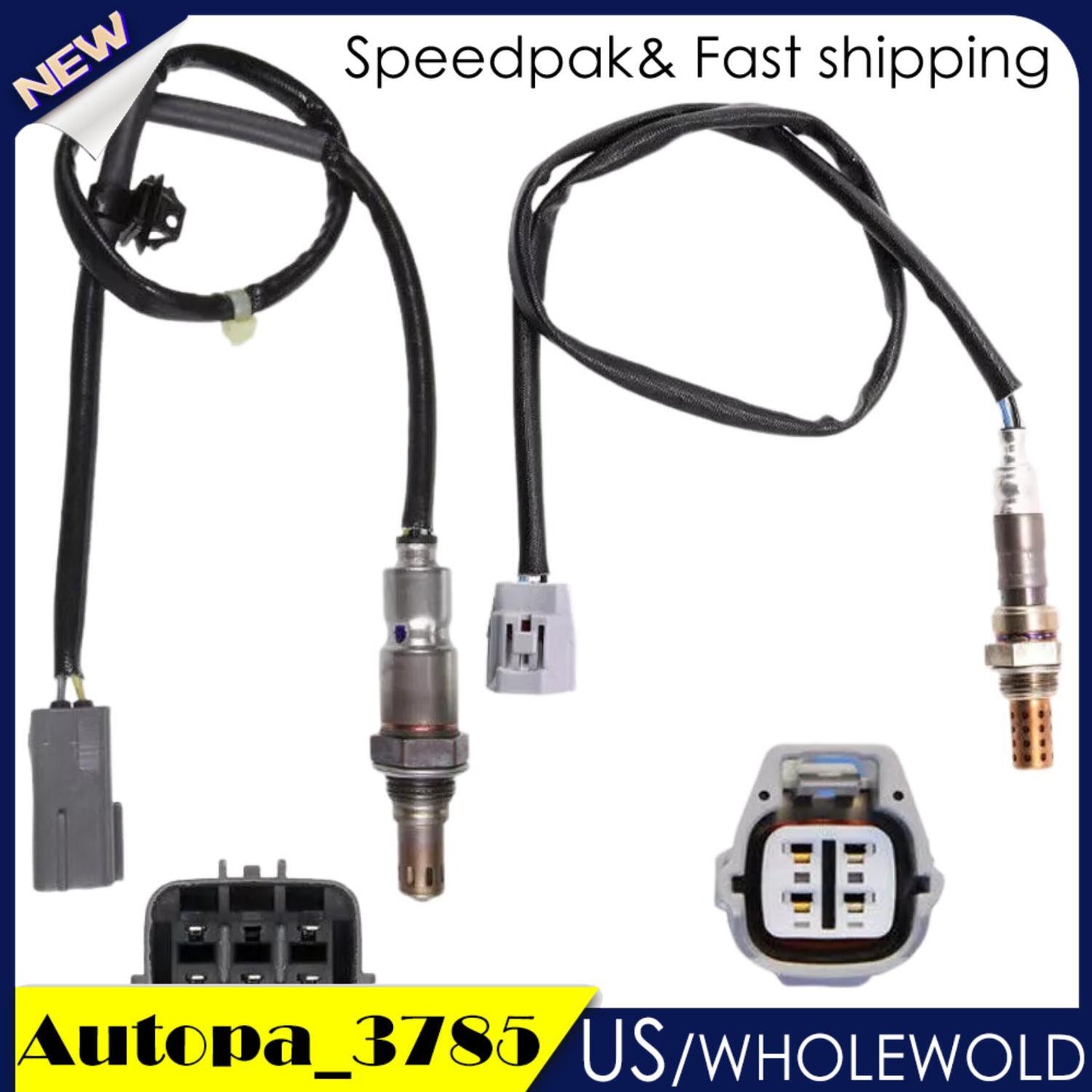 2x Oxygen Sensor UpDownstream for Mazda 2014-2018 234-5059 234-4939 3 2.0L 2.5L