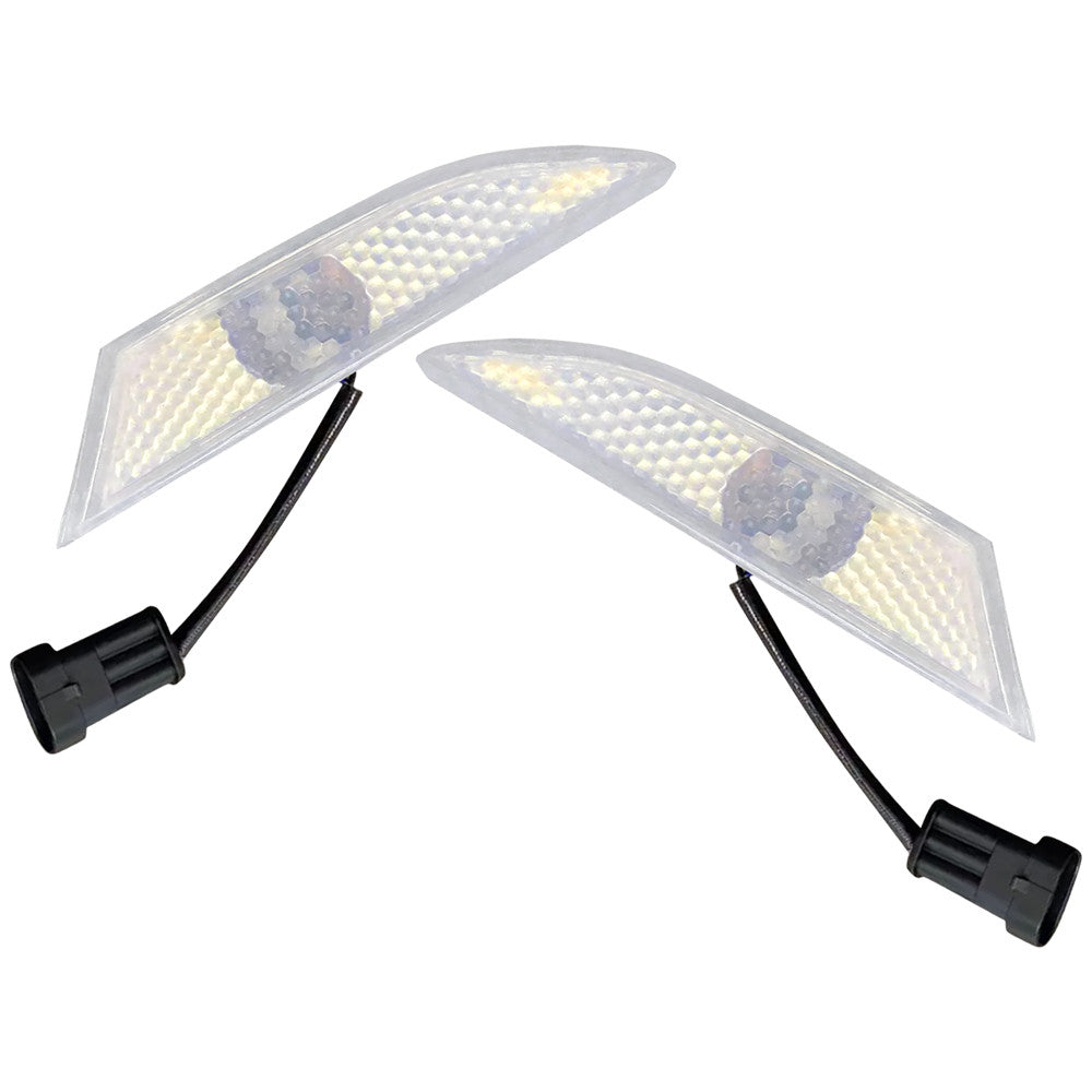 Front LH RH Bumper Marker Indicator Light Clear Fits For Gallardo Models 04-14