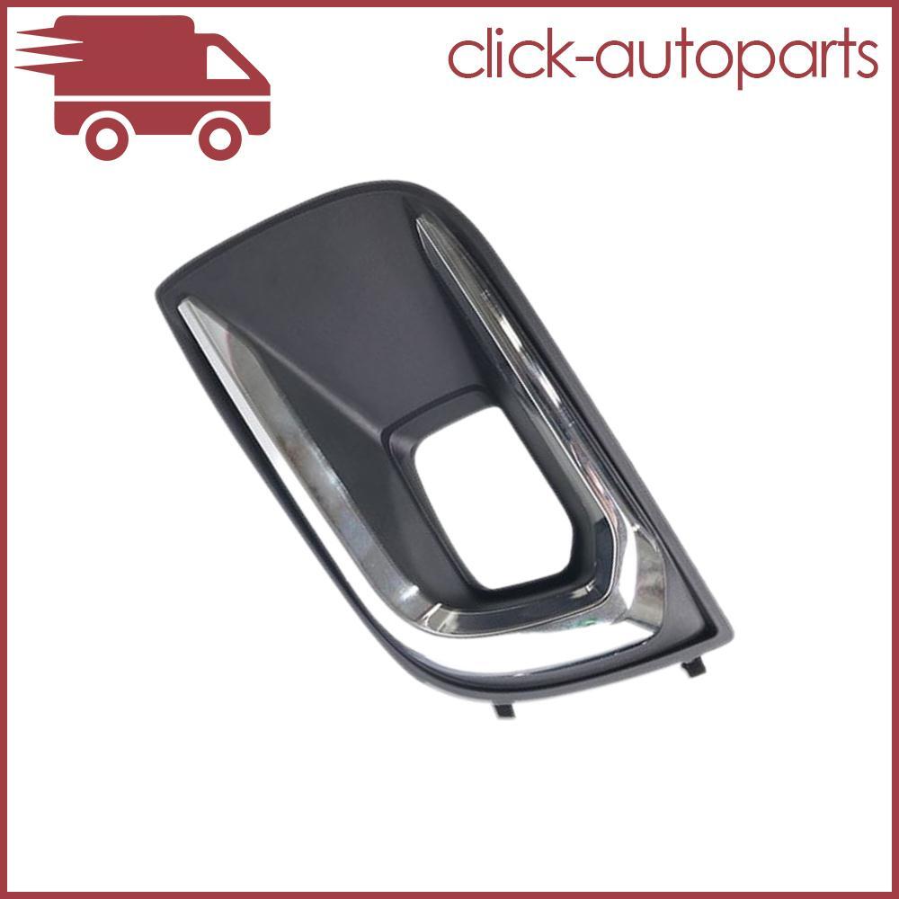 Front Bumper Fog Light Bezel w/Chrome Trim Fit 18-2021 for Toyota Sequoia Left Side