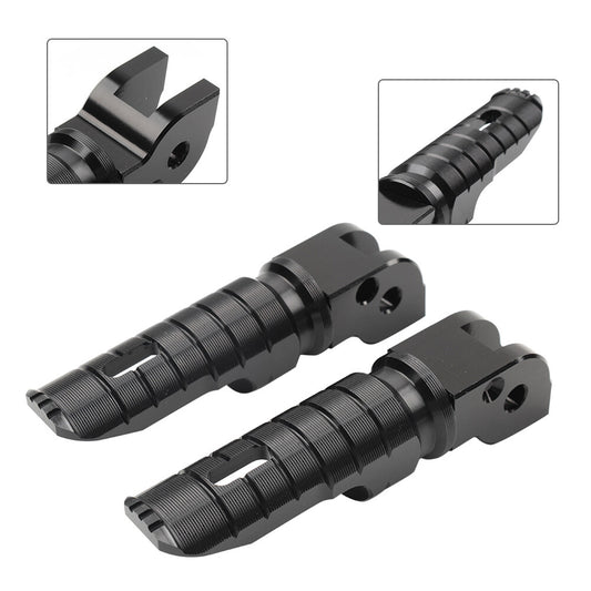 Black Passenger Rear Footrests Foot Peg for Ducati 696 08-14 796 11-14 M1100