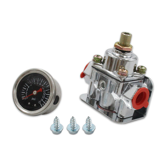 New Fuel Pressure Regulator  12-804 For Carburetor Carb 1-4 PSI 3/8in NPT Port Q