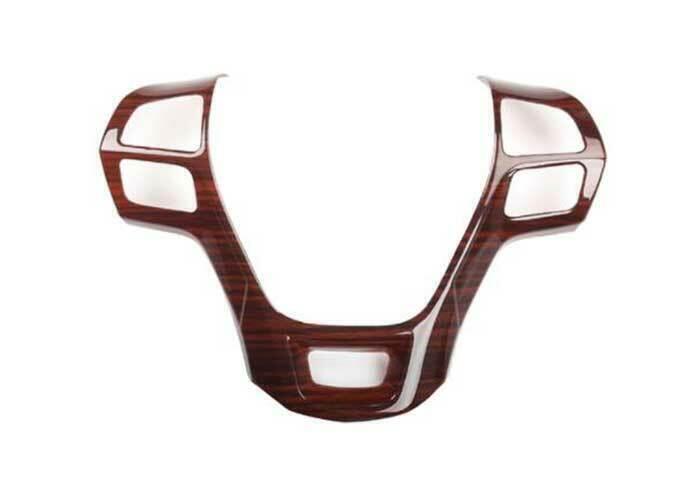 Steering Wheel Sheet Cover Trim 1PCS Fit for Ford Explorer 2016-2019 Wood Grain
