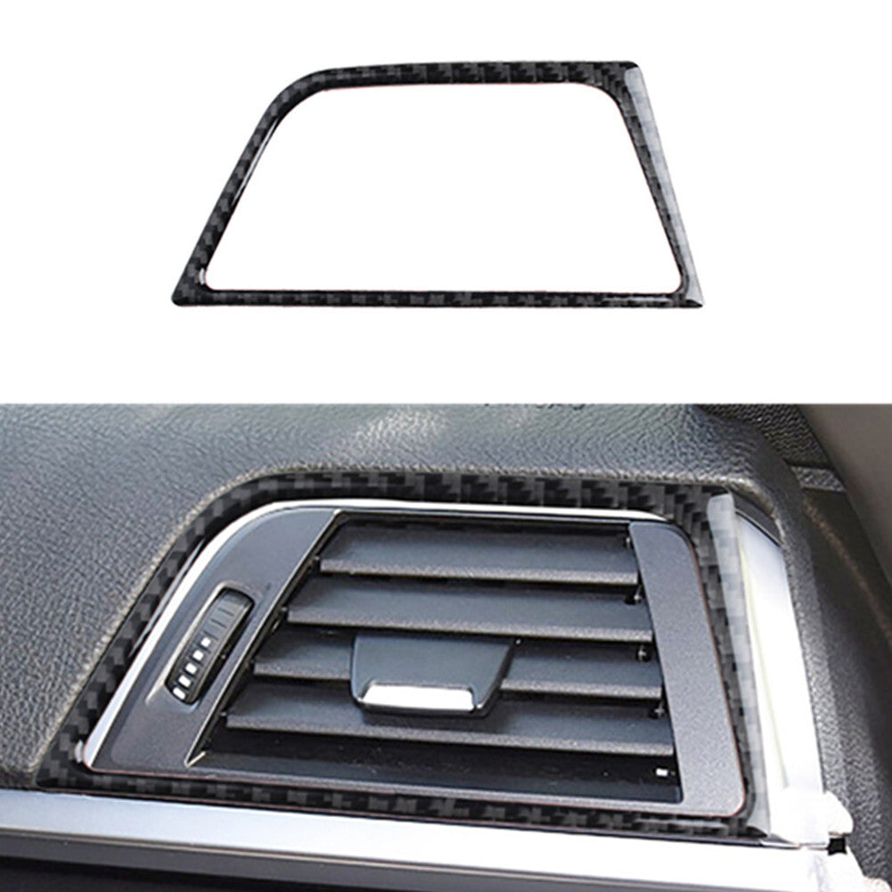 2Pcs Carbon Fiber Interior Side Air Vent Outlet Cover Trim for Honda for Civic 03-05 v